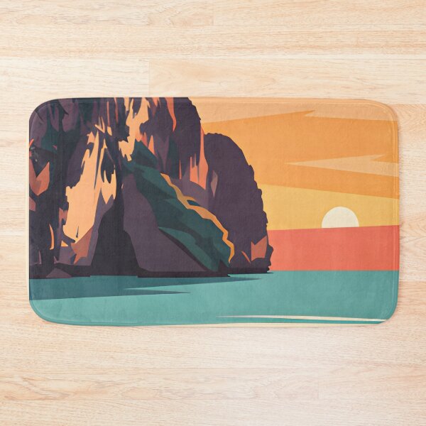 Item preview, Phi Phi Islands - Thailand Retro Sunset Collection designed and sold by Spirit of Siam.