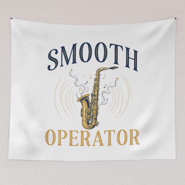 Item preview, Smooth Operator – Saxophone Jazz Music Pun Design designed and sold by Midnight Veil Designs.