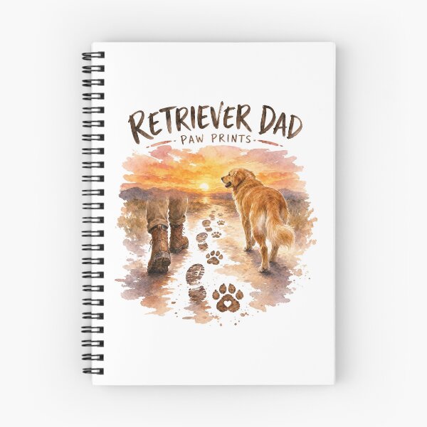 Item preview, Retriever Dad Paw Prints designed and sold by zoughlal.