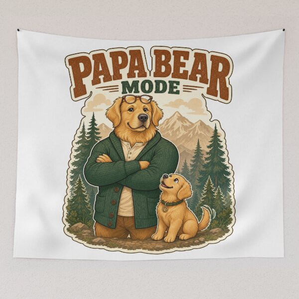 Item preview, Golden Papa Bear Mode designed and sold by zoughlal.