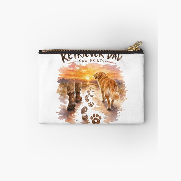 Item preview, Retriever Dad Paw Prints designed and sold by zoughlal.