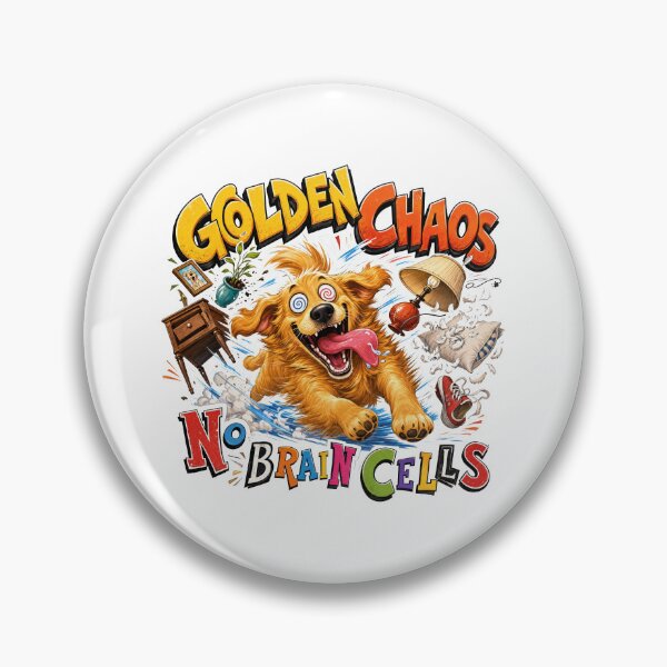 Item preview, Golden Chaos No Brain Cells designed and sold by zoughlal.