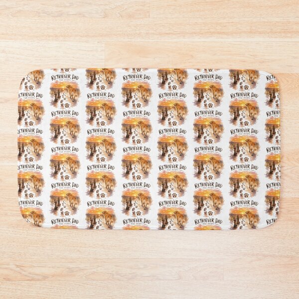 Item preview, Retriever Dad Paw Prints designed and sold by zoughlal.