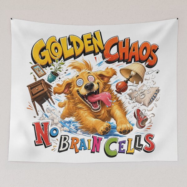 Item preview, Golden Chaos No Brain Cells designed and sold by zoughlal.