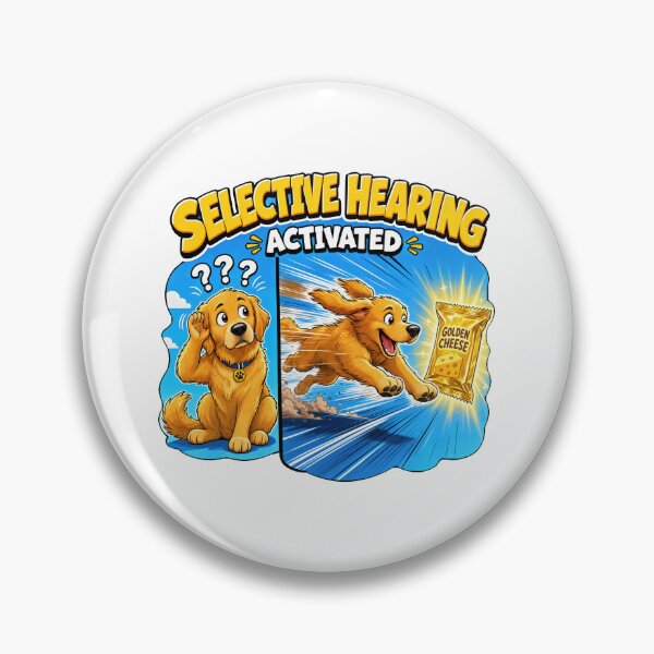 Item preview, Golden Retriever Selective Hearing designed and sold by zoughlal.