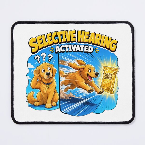 Item preview, Golden Retriever Selective Hearing designed and sold by zoughlal.