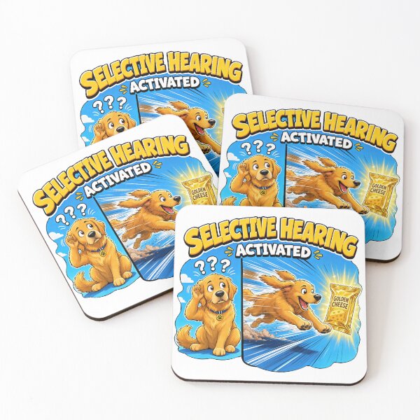 Item preview, Golden Retriever Selective Hearing designed and sold by zoughlal.