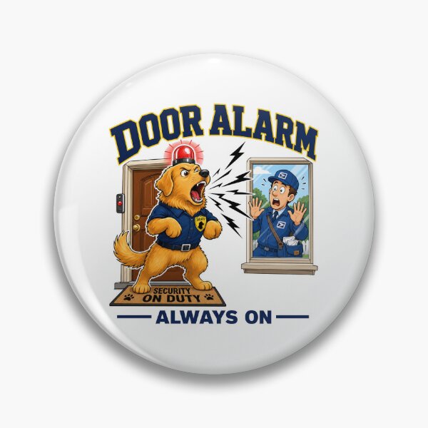 Item preview, Golden Retriever Door Alarm designed and sold by zoughlal.