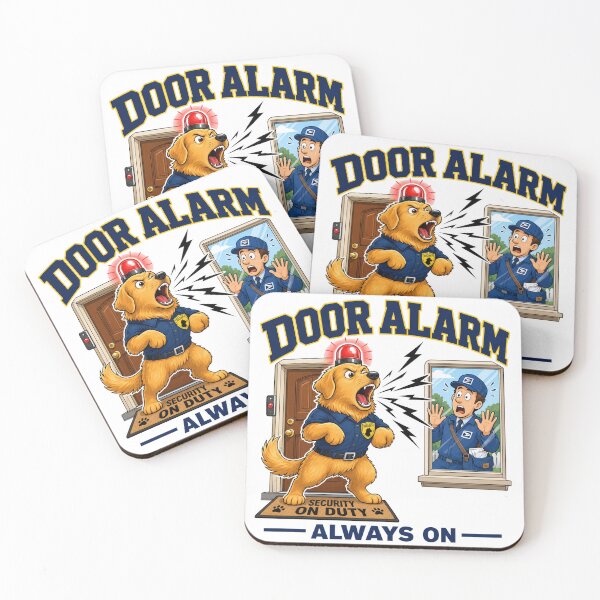 Item preview, Golden Retriever Door Alarm designed and sold by zoughlal.
