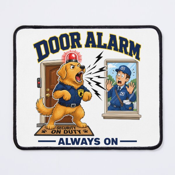 Item preview, Golden Retriever Door Alarm designed and sold by zoughlal.