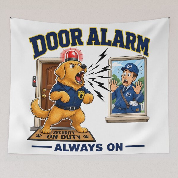 Item preview, Alarma de puerta Golden Retriever designed and sold by zoughlal.