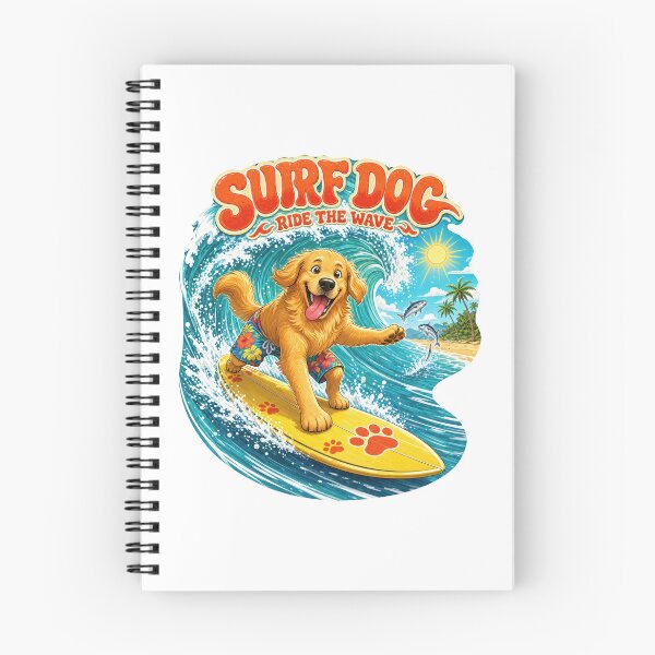 Item preview, Golden Retriever Surf Dog designed and sold by zoughlal.