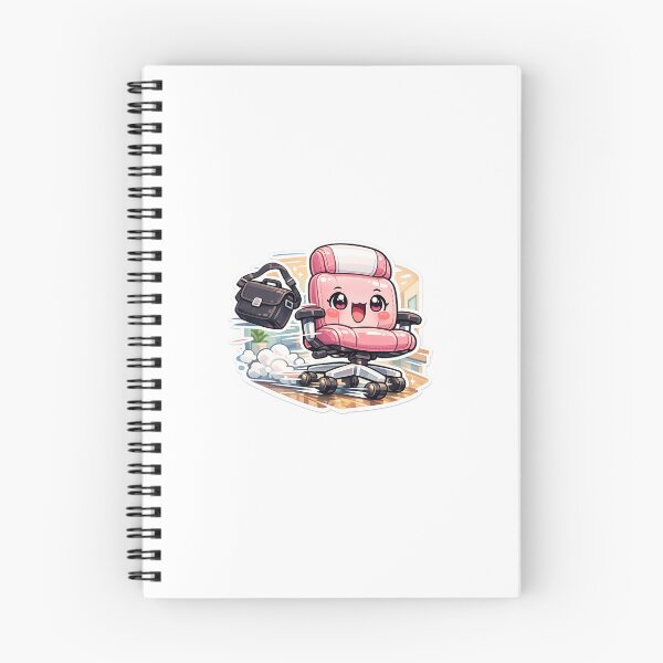 Item preview, Office Chair Sticker Kawaii Workplace Aesthetic for Office Workers & Remote Employees designed and sold by CutePrintCorner.