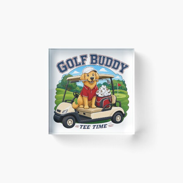 Item preview, Golden Retriever Golf Buddy designed and sold by zoughlal.