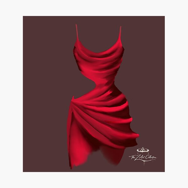 Item preview, Red Dress designed and sold by The Z Art Collective .