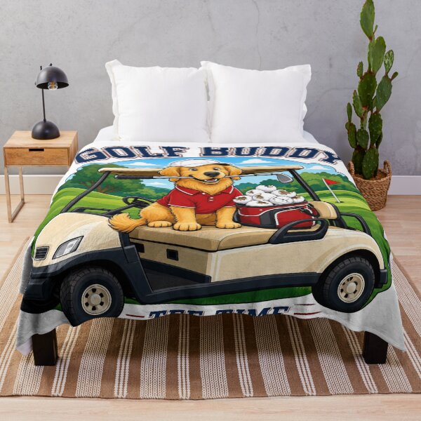 Item preview, Golden Retriever Golf Buddy designed and sold by zoughlal.
