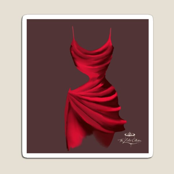 Item preview, Red Dress designed and sold by The Z Art Collective .