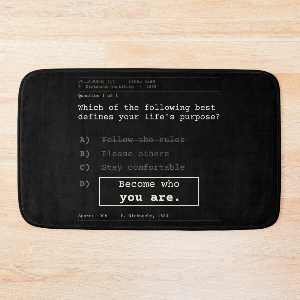 Item preview, Become who you are Nietzsche Dark Exam Spanish designed and sold by Will-to-Power.