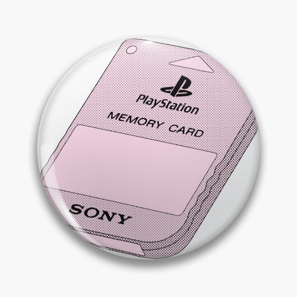 Item preview, Pink Manga-Style PS1 Memory Card designed and sold by DameRaccoon.