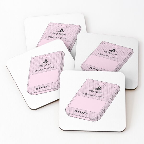 Item preview, Pink Manga-Style PS1 Memory Card designed and sold by DameRaccoon.