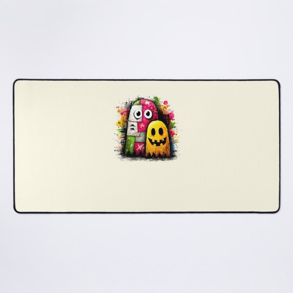 Item preview, Colorful Grunge Patchwork Ghost Friends designed and sold by colorful-white.