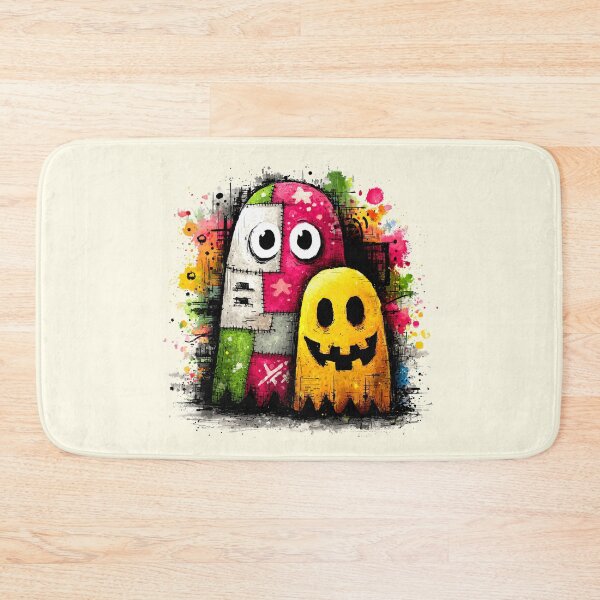 Item preview, Colorful Grunge Patchwork Ghost Friends designed and sold by colorful-white.