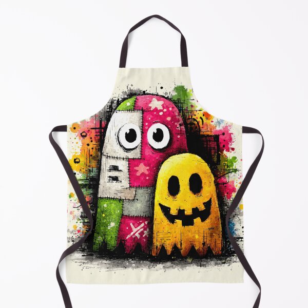 Item preview, Colorful Grunge Patchwork Ghost Friends designed and sold by colorful-white.
