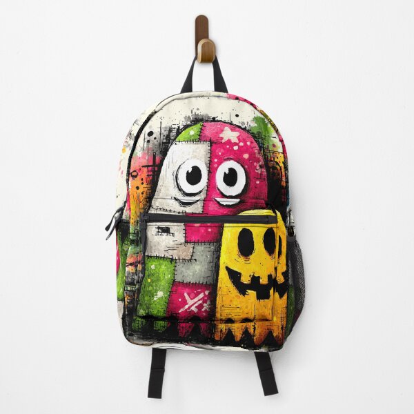 Item preview, Colorful Grunge Patchwork Ghost Friends designed and sold by colorful-white.