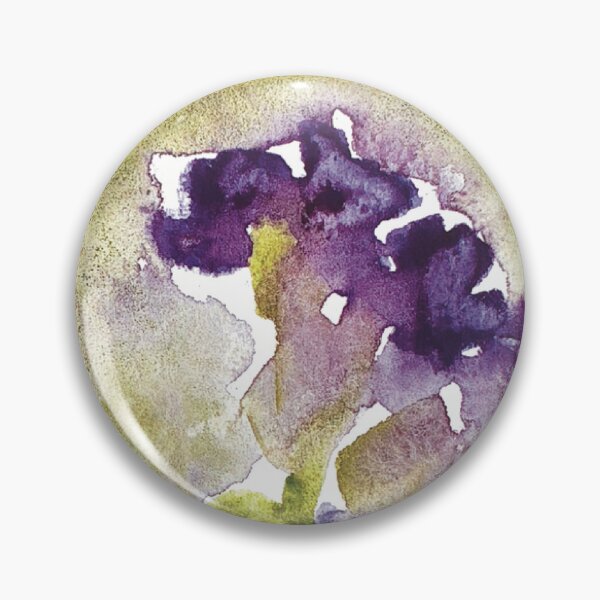 Item preview, Purple Flowers Gouache Still Life Painting designed and sold by YGA Studio.