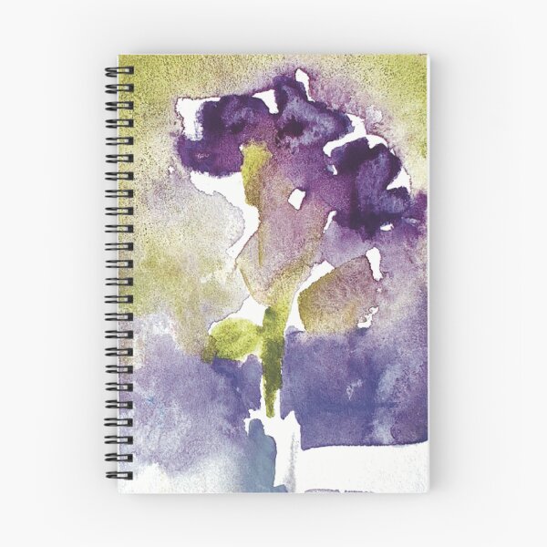 Item preview, Purple Flowers Gouache Still Life Painting designed and sold by YGA Studio.