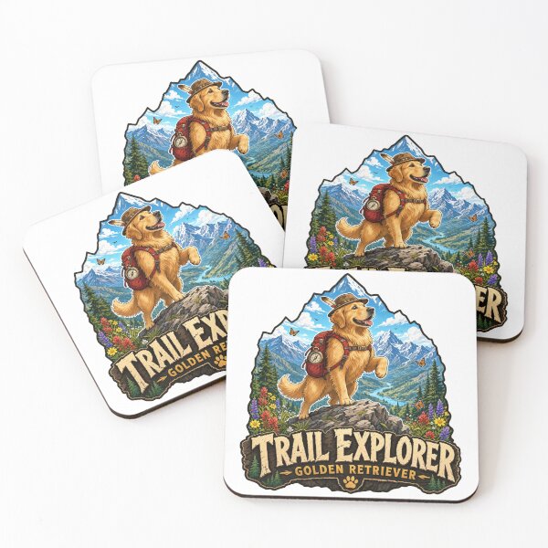 Item preview, Golden Retriever Trail Explorer designed and sold by zoughlal.