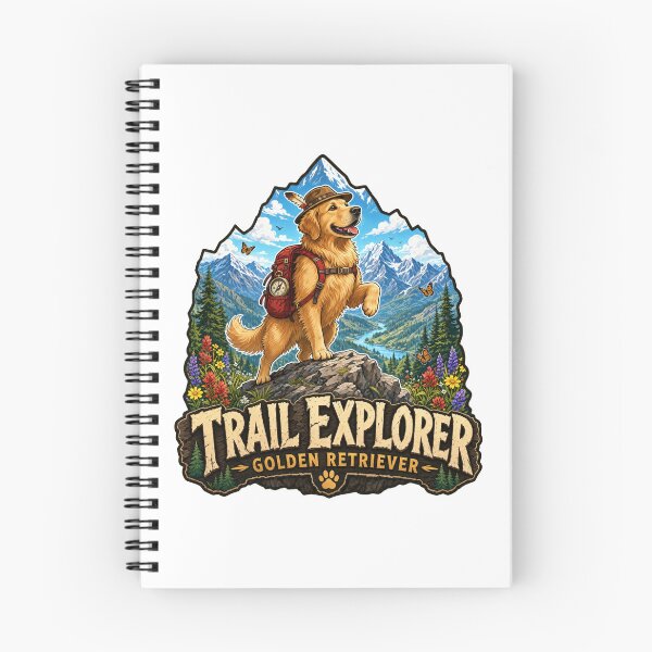 Item preview, Golden Retriever Trail Explorer designed and sold by zoughlal.