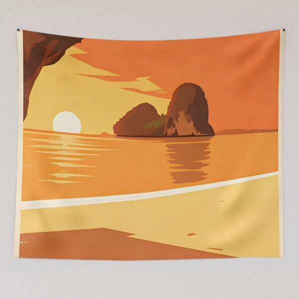 Item preview, Thailand Retro Sunset Collection designed and sold by Spirit of Siam.