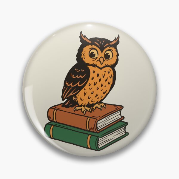 Item preview, Wise Owl On Books designed and sold by Gkinoki.