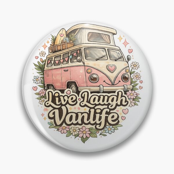 Item preview, LIVE LAUGH VANLIFE WOMENS TEE designed and sold by ESosilly.
