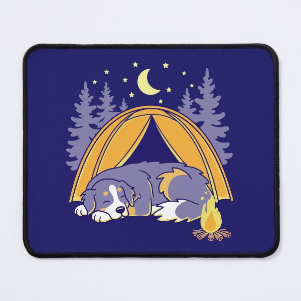 Item preview, Bernese Mountain Dog Camping designed and sold by Wlaurence.