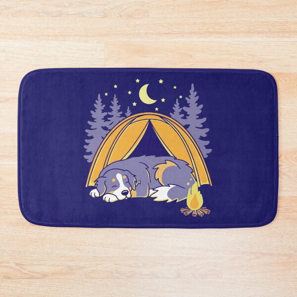 Item preview, Bernese Mountain Dog Camping designed and sold by Wlaurence.