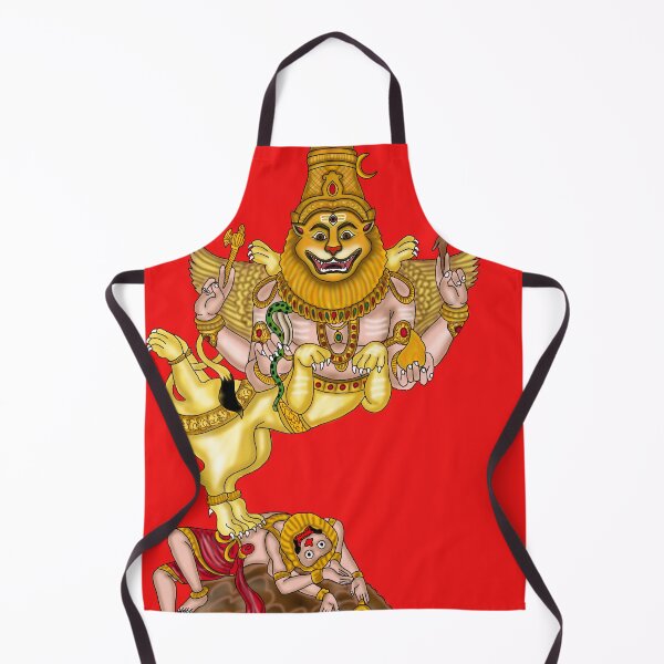 Item preview, Sharabha Artwork | Powerful Hindu Mythological Creature Digital Illustration designed and sold by Harshit_Digital_Arts.