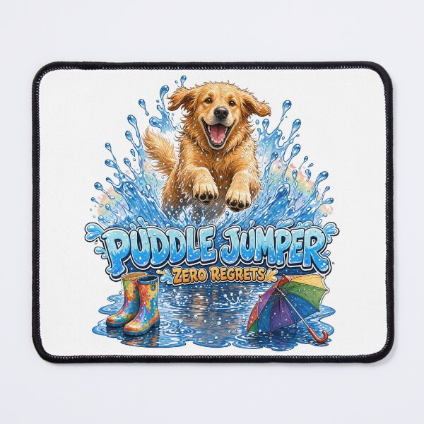 Item preview, Golden Retriever Rainy Day 2 designed and sold by zoughlal.