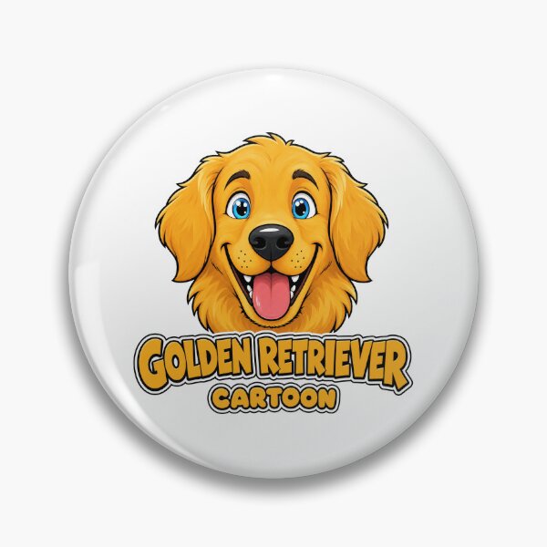 Item preview, Golden Retriever Cartoon Portrait designed and sold by zoughlal.