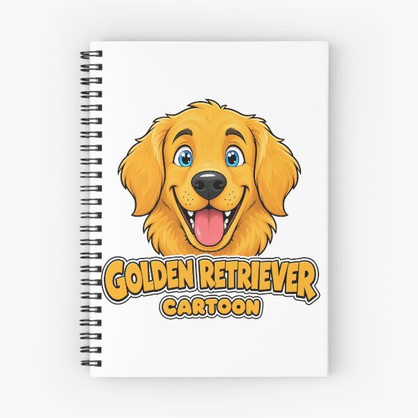 Item preview, Golden Retriever Cartoon Portrait designed and sold by zoughlal.