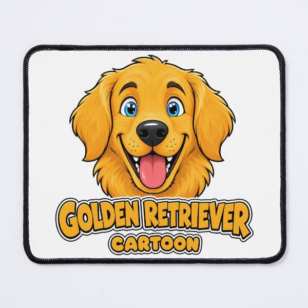Item preview, Golden Retriever Cartoon Portrait designed and sold by zoughlal.