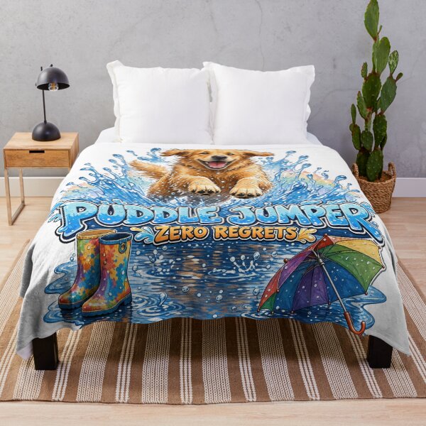 Item preview, Golden Retriever Rainy Day 2 designed and sold by zoughlal.