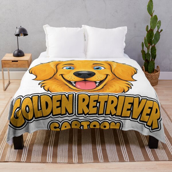 Item preview, Golden Retriever Cartoon Portrait designed and sold by zoughlal.