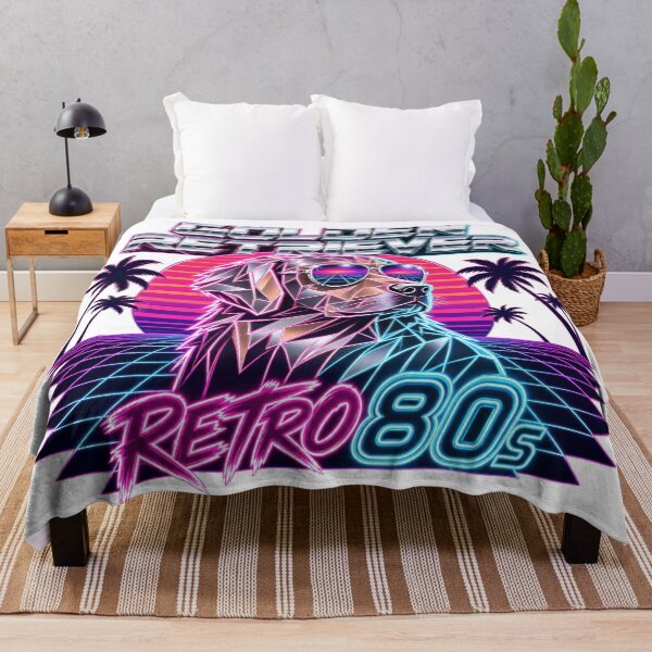 Item preview, Golden Retriever Retro 80s designed and sold by zoughlal.