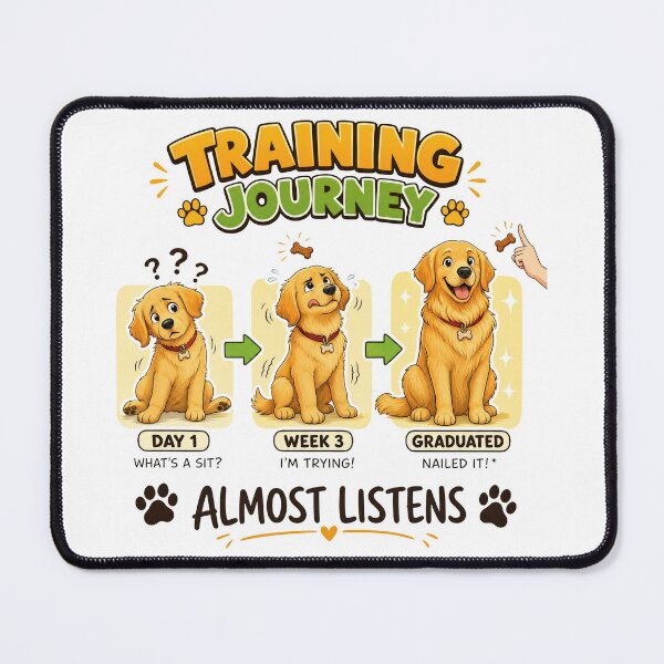 Item preview, Golden Retriever Training Journey designed and sold by zoughlal.