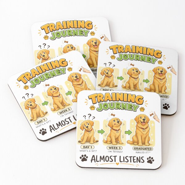 Item preview, Golden Retriever Training Journey designed and sold by zoughlal.