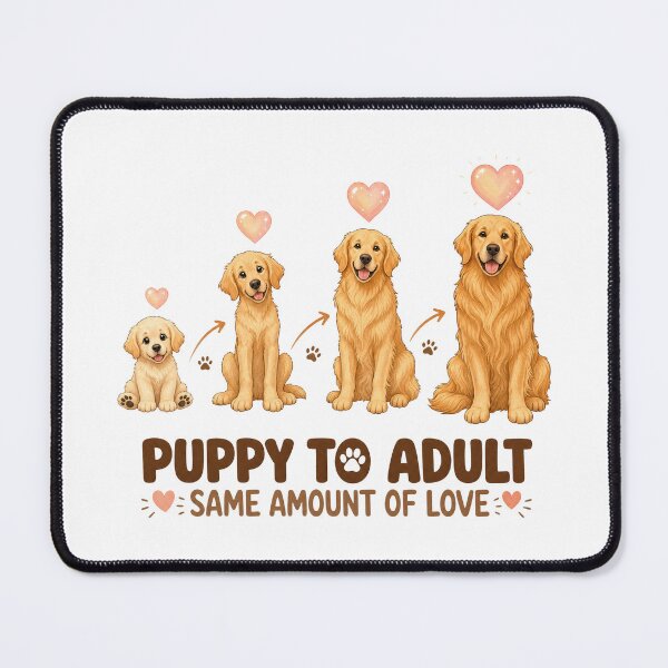 Item preview, Golden Puppy To Adult Journey designed and sold by zoughlal.