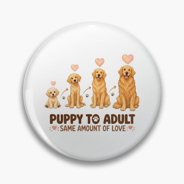 Item preview, Golden Puppy To Adult Journey designed and sold by zoughlal.
