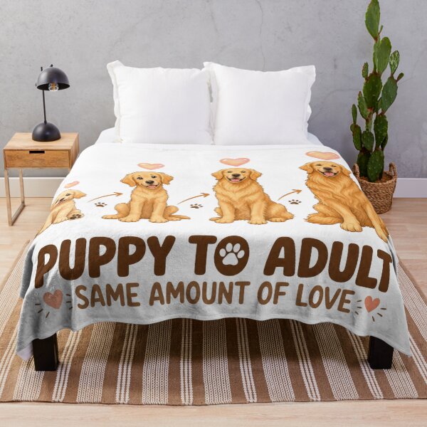 Item preview, Golden Puppy To Adult Journey designed and sold by zoughlal.